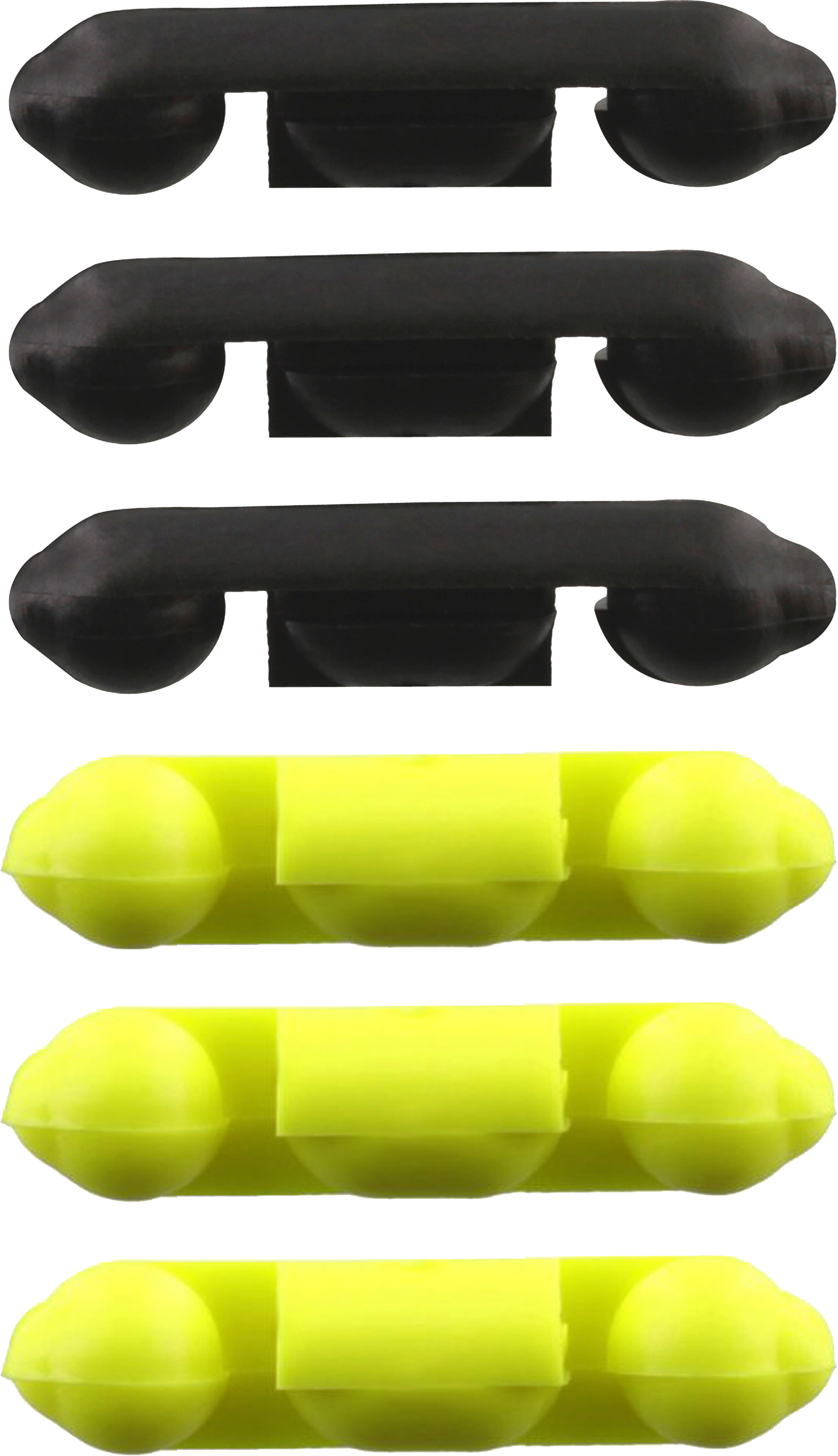 Scotty [1008] linstopp för linutlösare & auto-stop till djupriggar svart/gul 3x3-pack