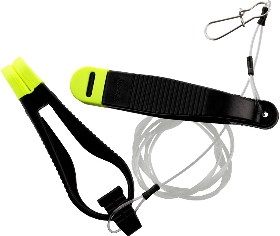Scotty Power Grip Plus Stacker [1192] linutlösare med Cannonball-fäste & 152 cm nylonlina 1-pack