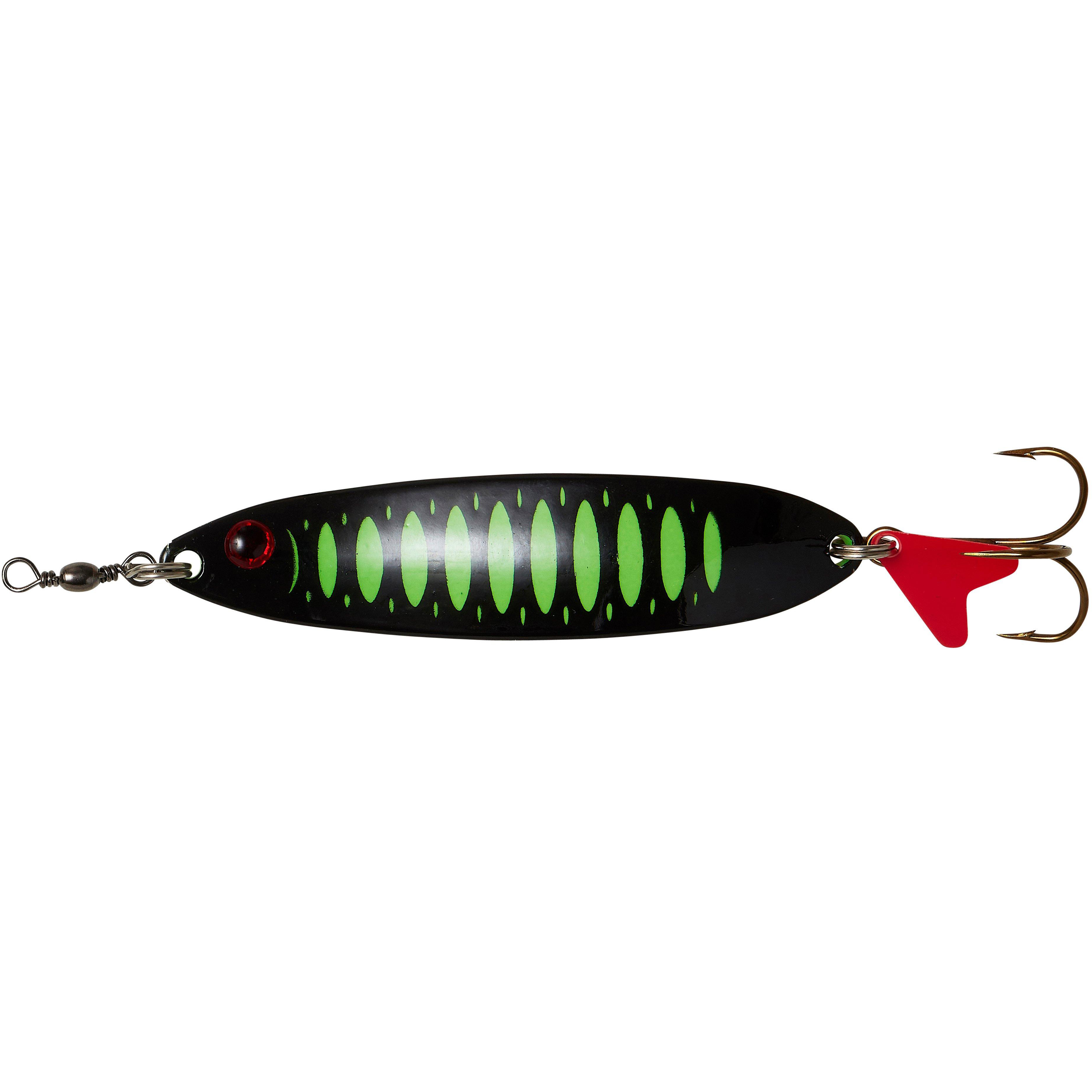 Effzett Slim Standard Spoon 6.5 cm [16 g] S fluo green/black uv 1-pack