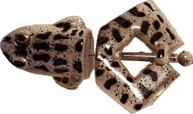 Wiggler Rock Frogge 7 cm [12 g] grå/svart 1-pack