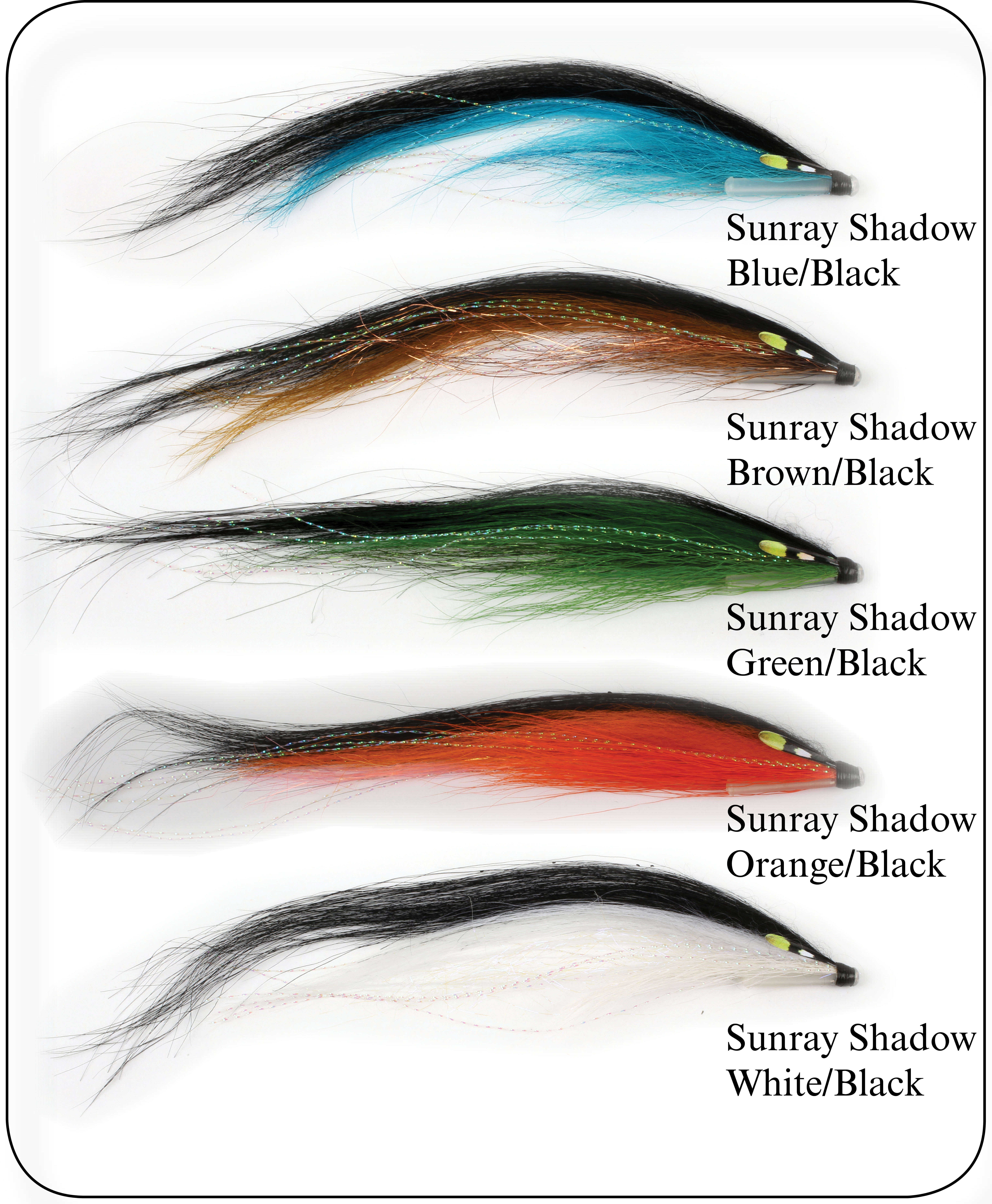 Hurricane Sunray Shadow 8 cm flugor 5-pack