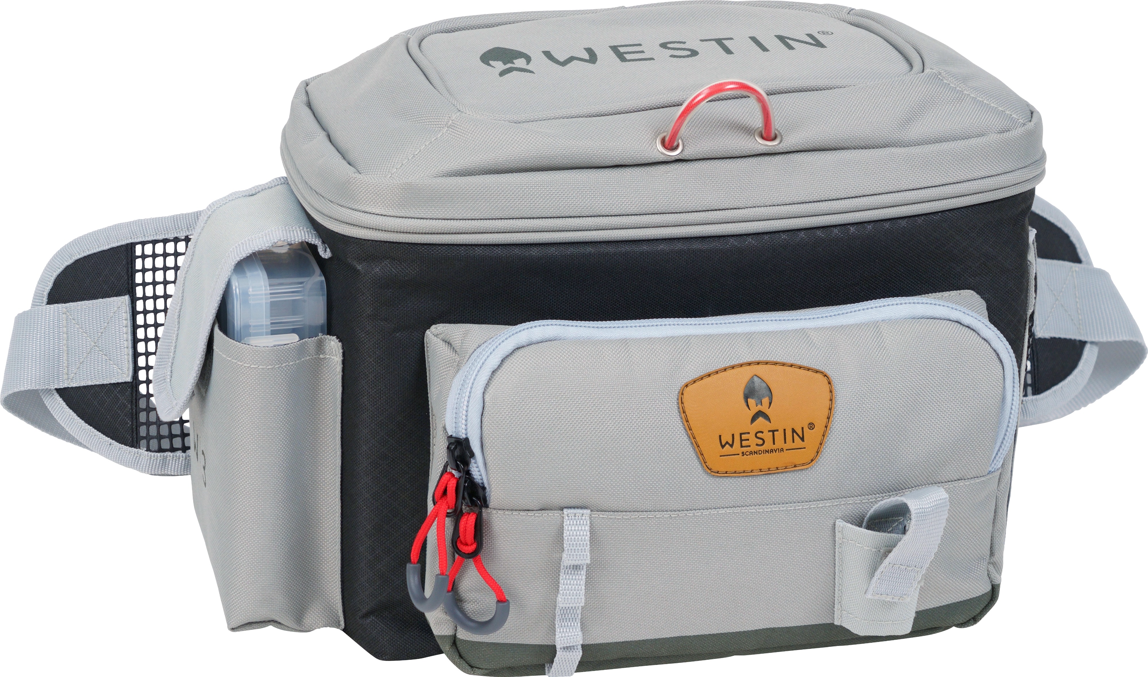 Westin W3 Waist-pack [inkl. 4 betesaskar] grå/svart large