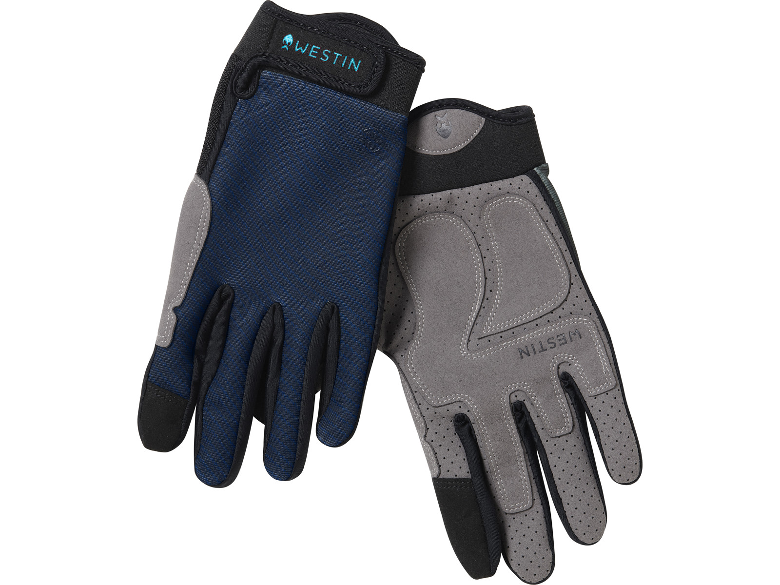 Westin Drip UPF handskar petrol blue medium