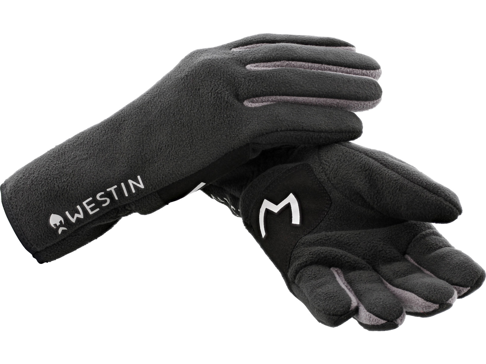 Westin Fleece handskar carbon black large