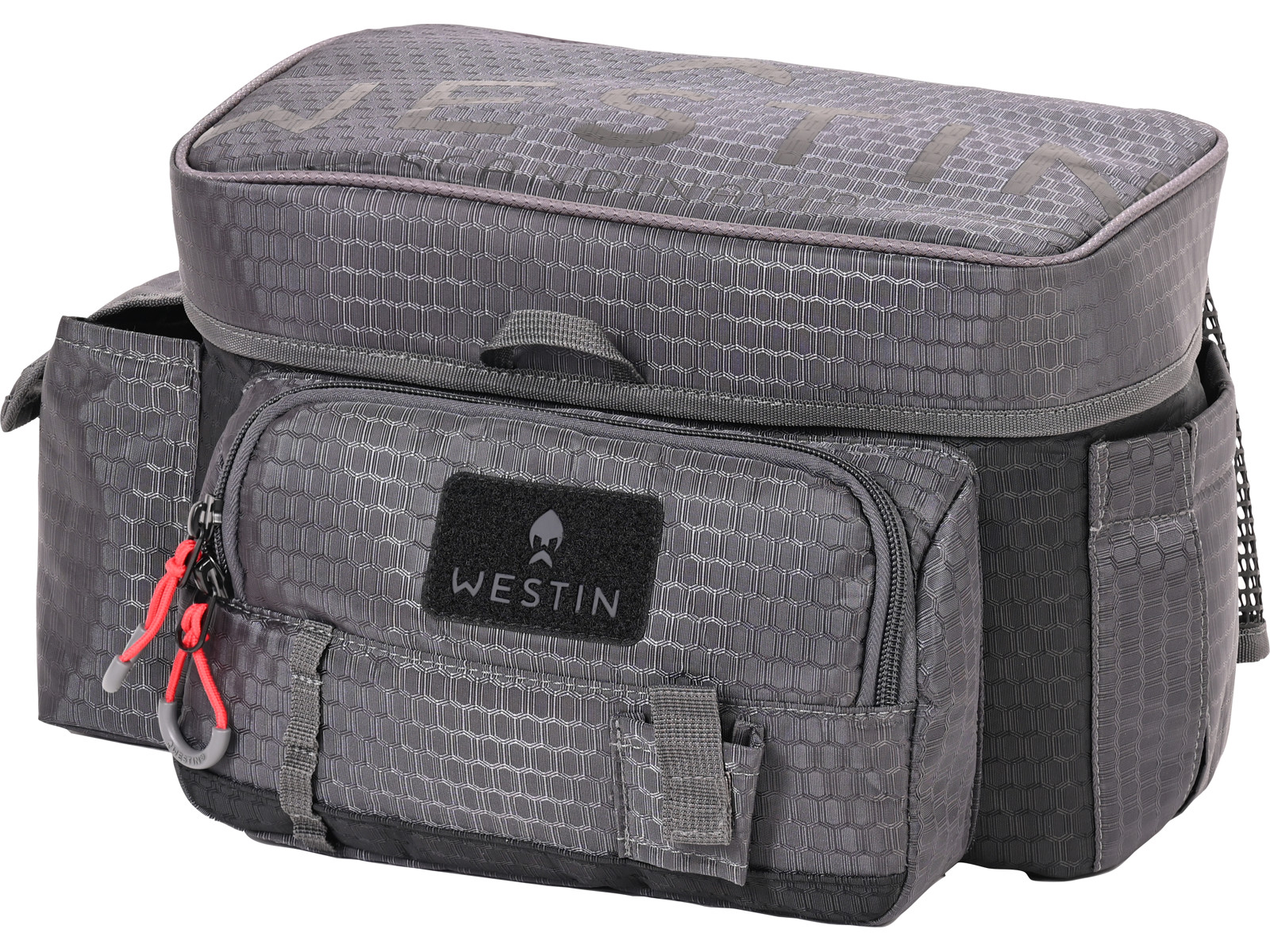 Westin W4 Waist Pack midjeväska inkl. 4 betesaskar [36 x 23 x 21 cm] titan/svart