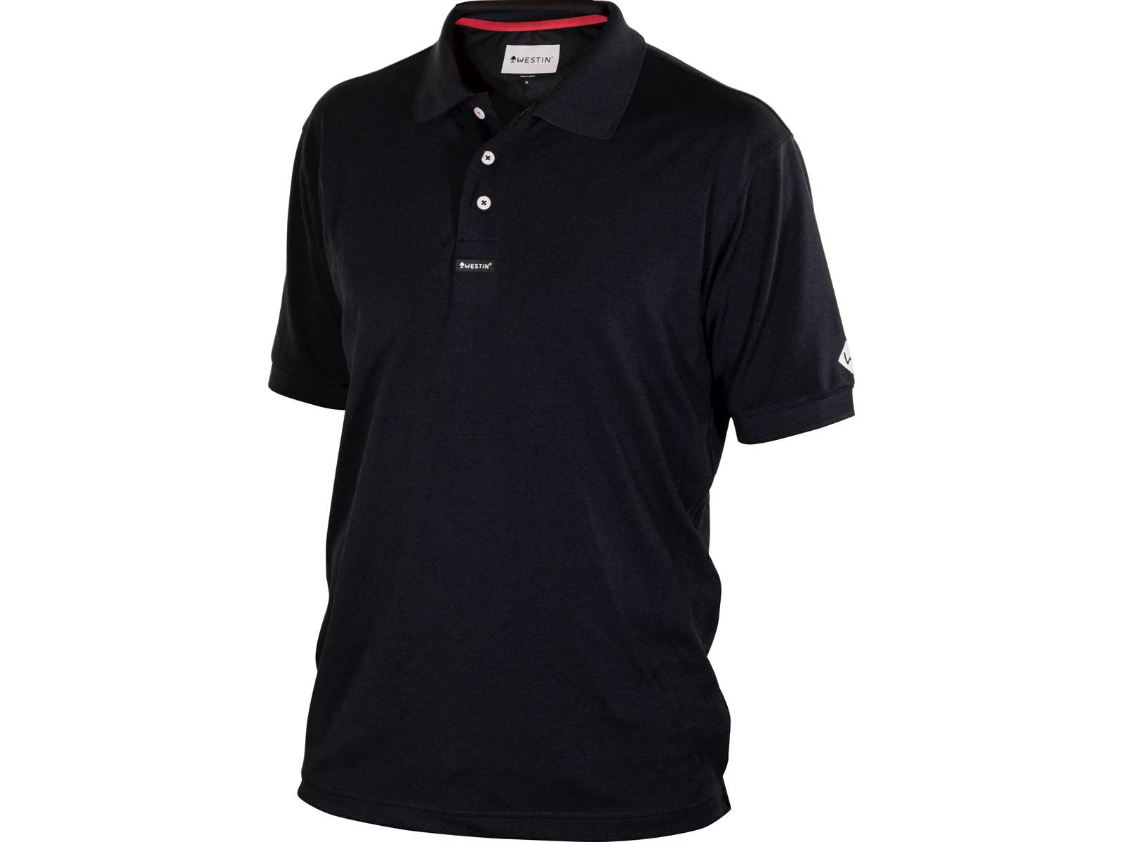 Westin Dry Polo kortärmad tröja svart xxx-large