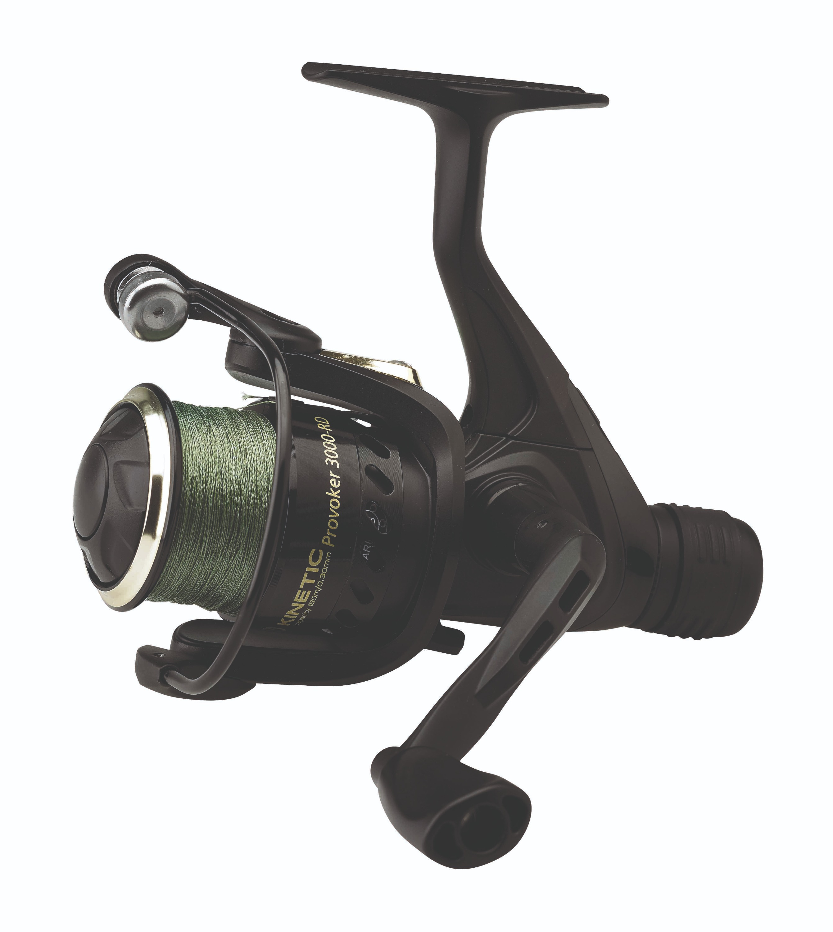 Kinetic Provoker 3000-RD haspelrulle inkl. 0.160 mm flätlina