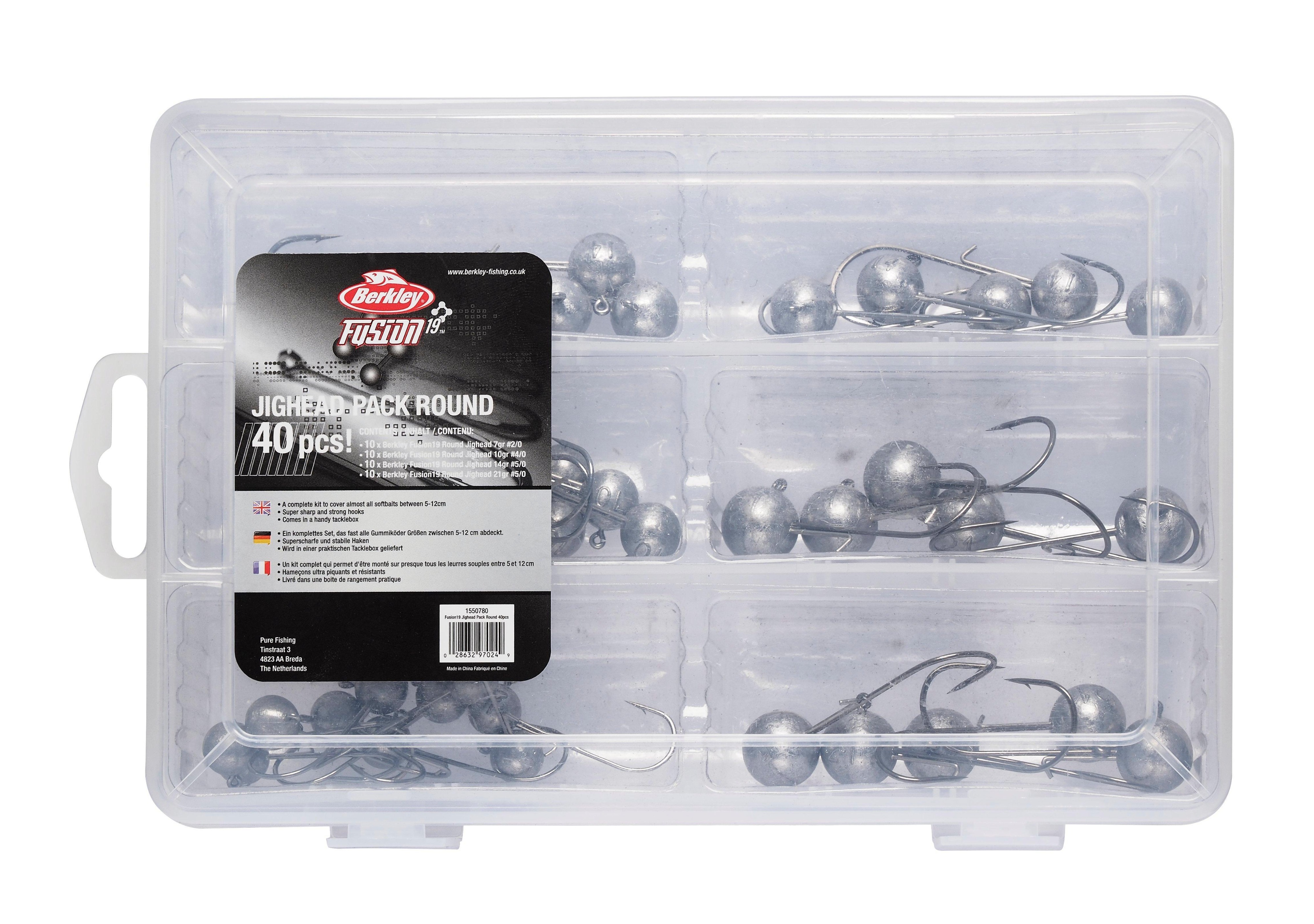 Berkley Fusion19 Round jiggskalle [blandade storlekar] 40-pack