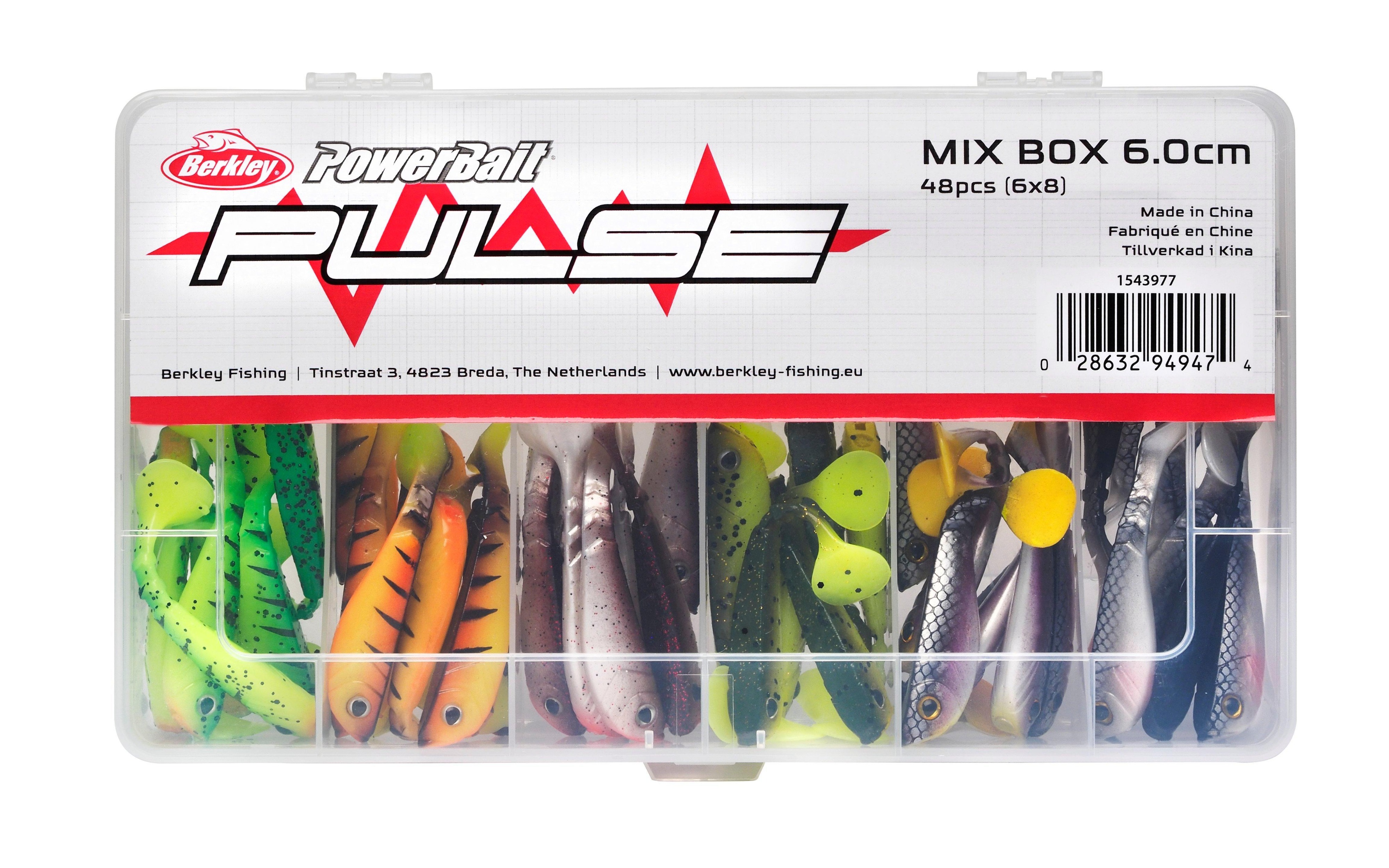 Berkley Pulse Shad MixBox 6 cm [4 g] jiggar 48-pack