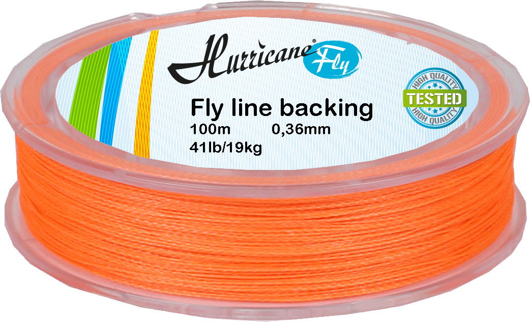 Hurricane Backing till fluglina orange 0.360 mm x 100 m