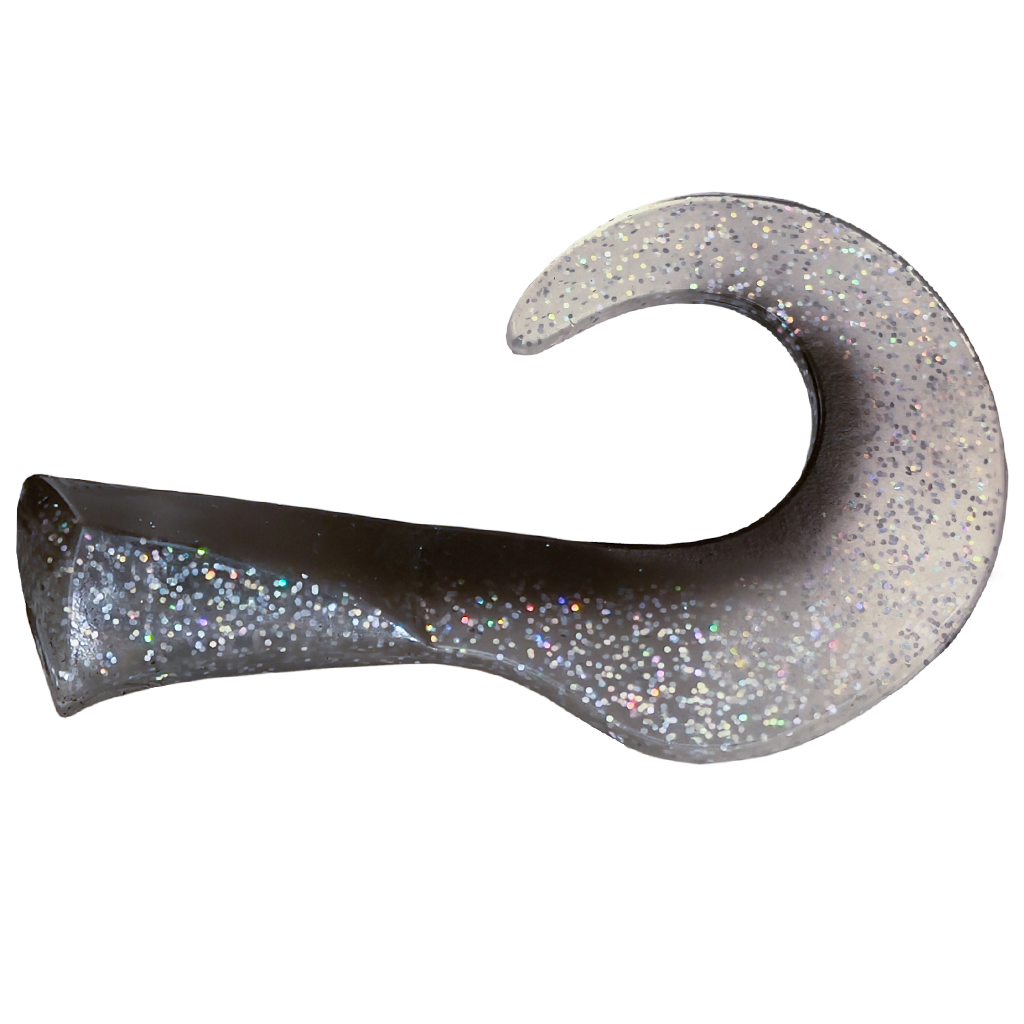 Headbanger Colossus Curly 31 cm replacement tail holo silver 1-pack