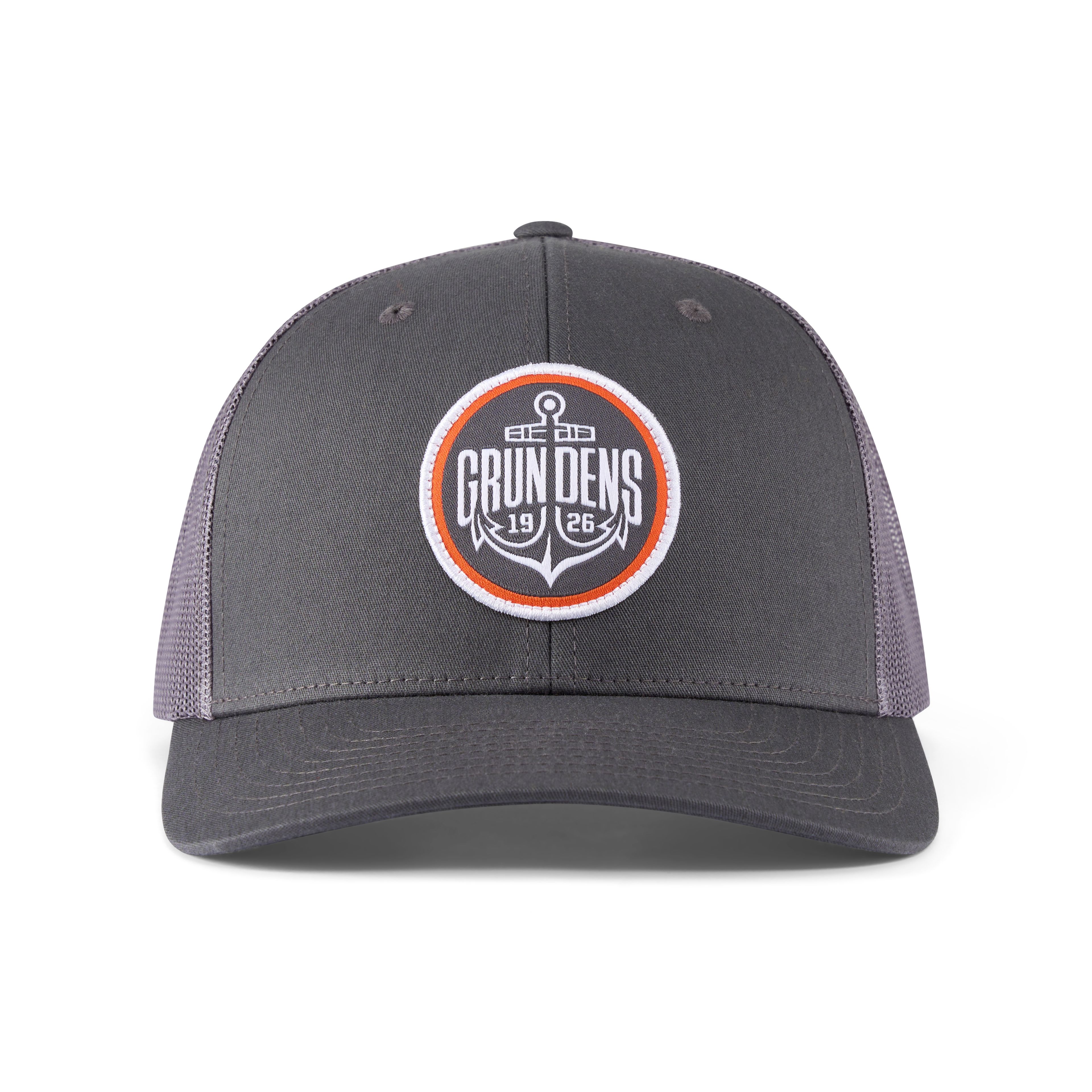 Grundéns Logo Anchor Trucker keps charcoal one-size