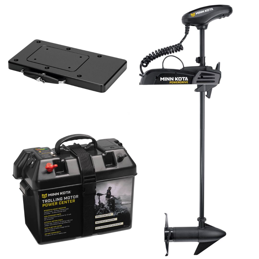 Elmotorpaket Minn Kota PowerDrive 55 MR 54" frontmonterad elmotor