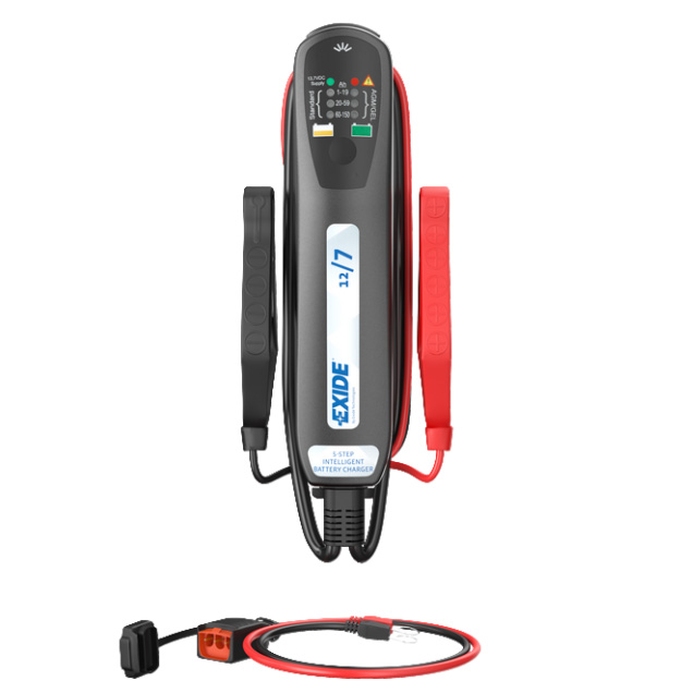 Exide E2619 batteriladdare 12V 7A (upp till 150Ah batteri)