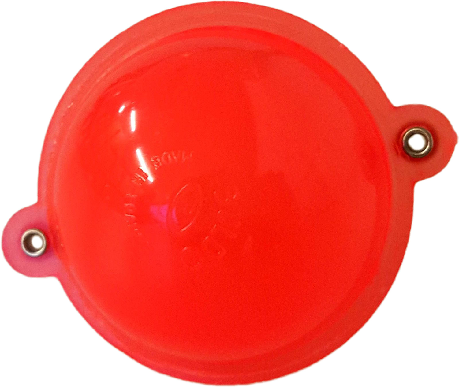 Buldo Rund kastflöte med metallringar röd 45 mm 1-pack
