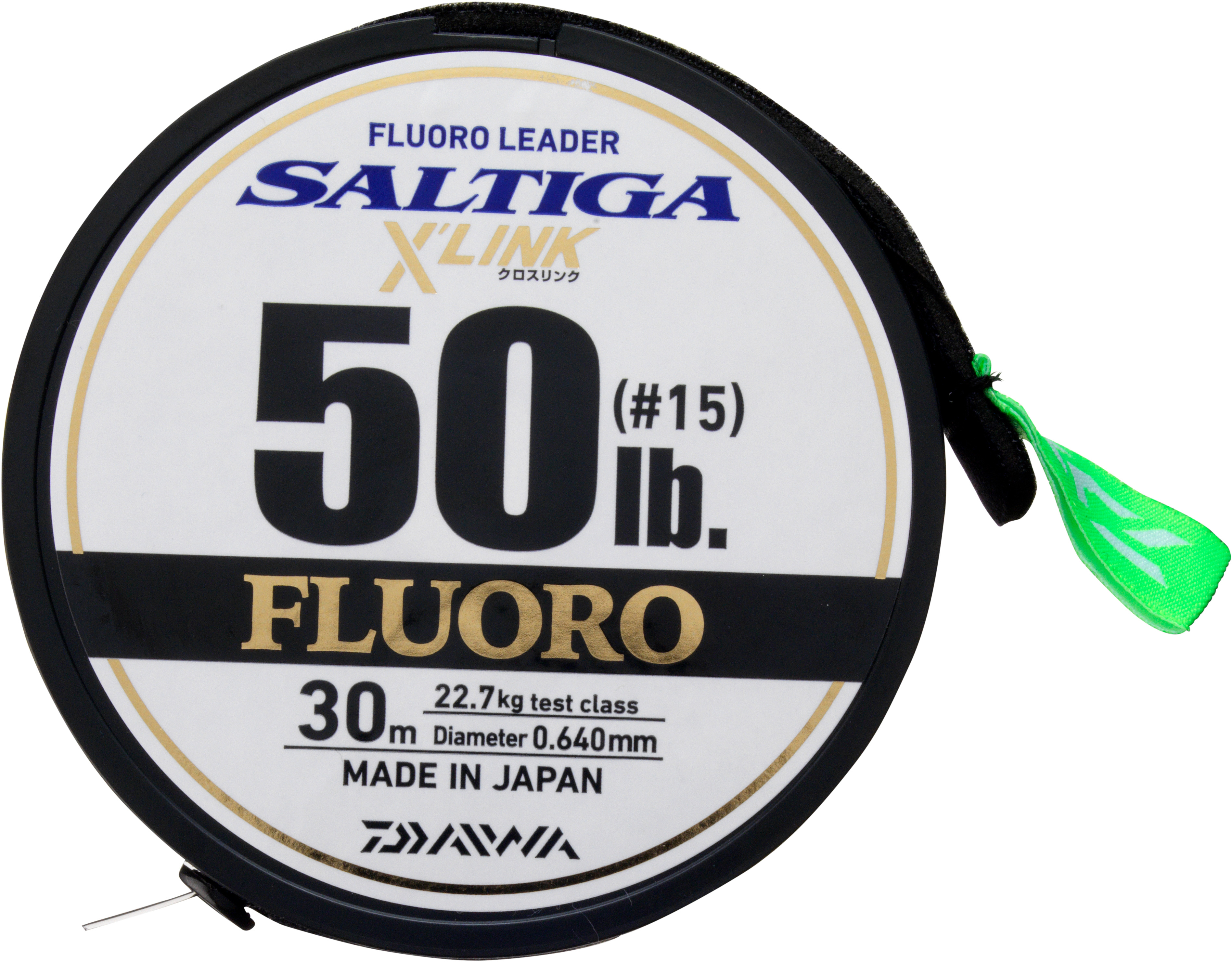 Daiwa Saltiga X'Link fluorocarbon tafsmaterial [7.3 kg] 0.330 mm x 30 m