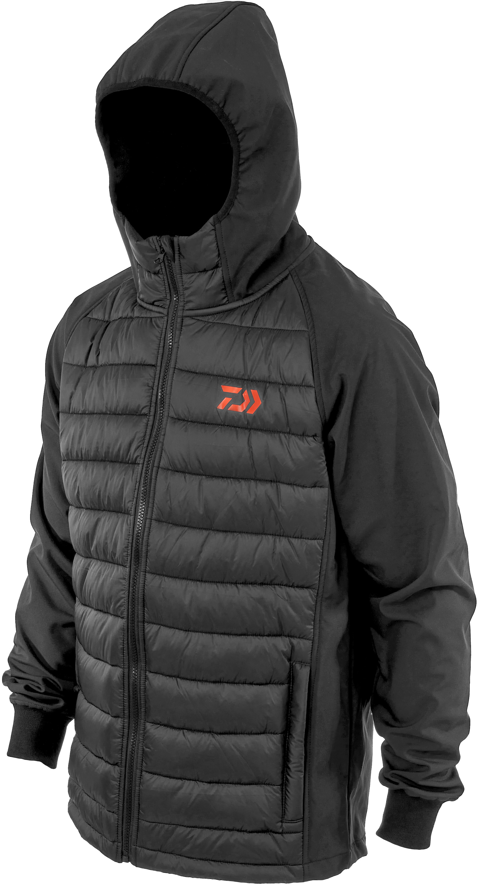 Daiwa D-Vec Ribbed Soft Shell jacka svart large