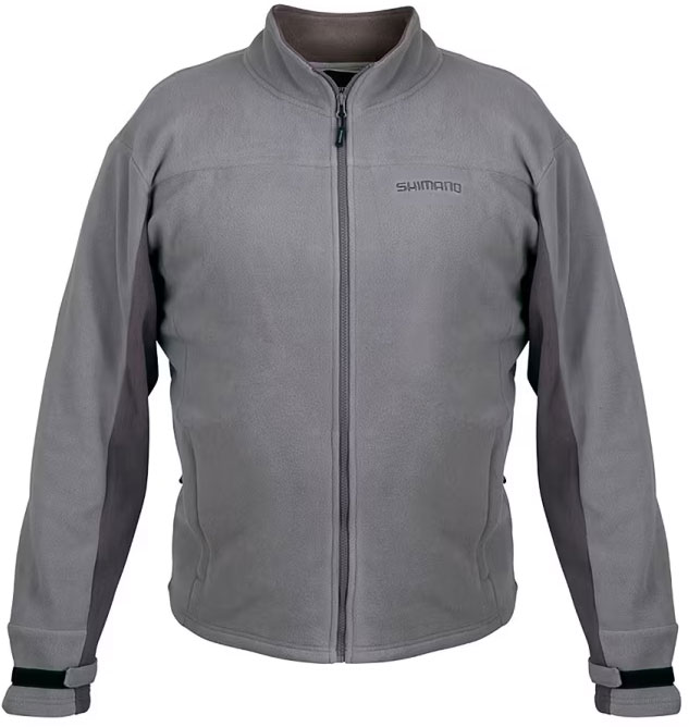 Shimano Windstop-Fleece jacka grå x-large