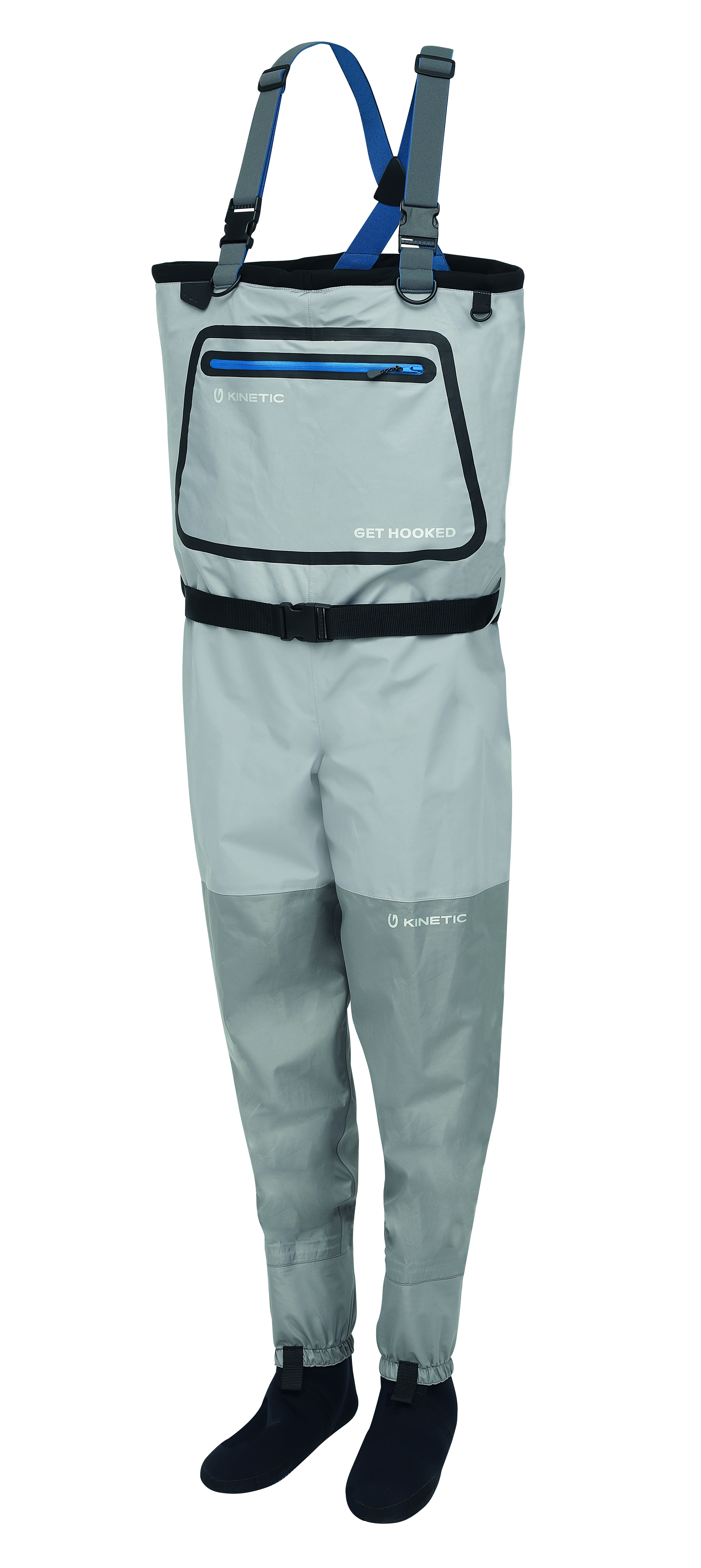 Kinetic DryGaiter II vadare med neoprenfot grey hawk xx-large