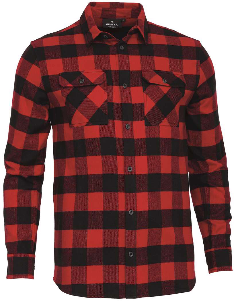 Kinetic Aron Shirt skjorta röd x-large