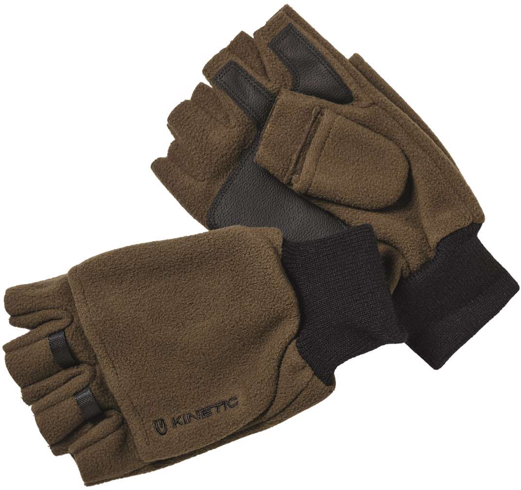 Kinetic Wind Stop Fold Over Mitt handskar grön large