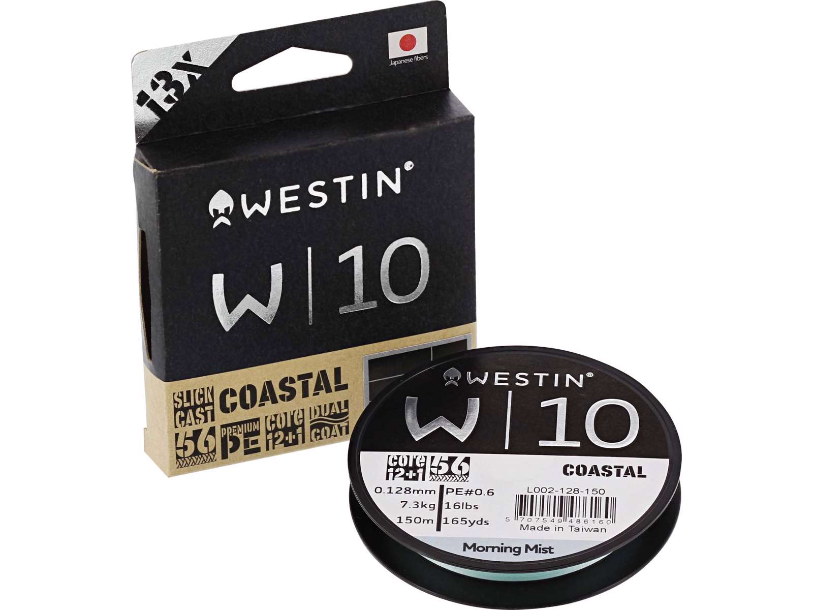 Westin W10 Coastal flätlina morning mist 0.080 mm x 150 m
