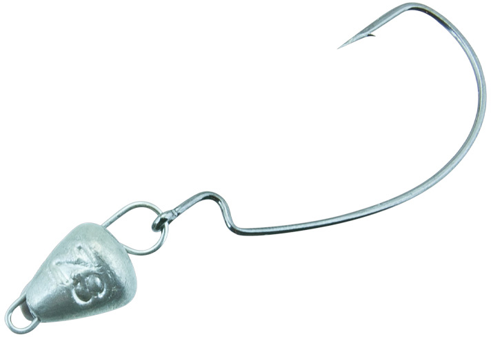 Svartzonker Swim Head jiggskalle med 4/0 offsetkrok 15 g 2-pack
