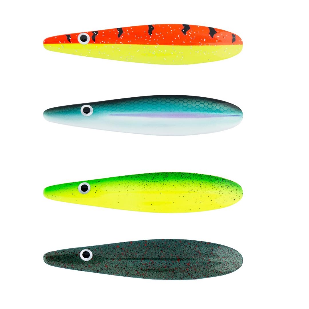 Abu Garcia MO Inline 7.5-8.3 cm [16-24 g] havsöringsdrag 4-pack