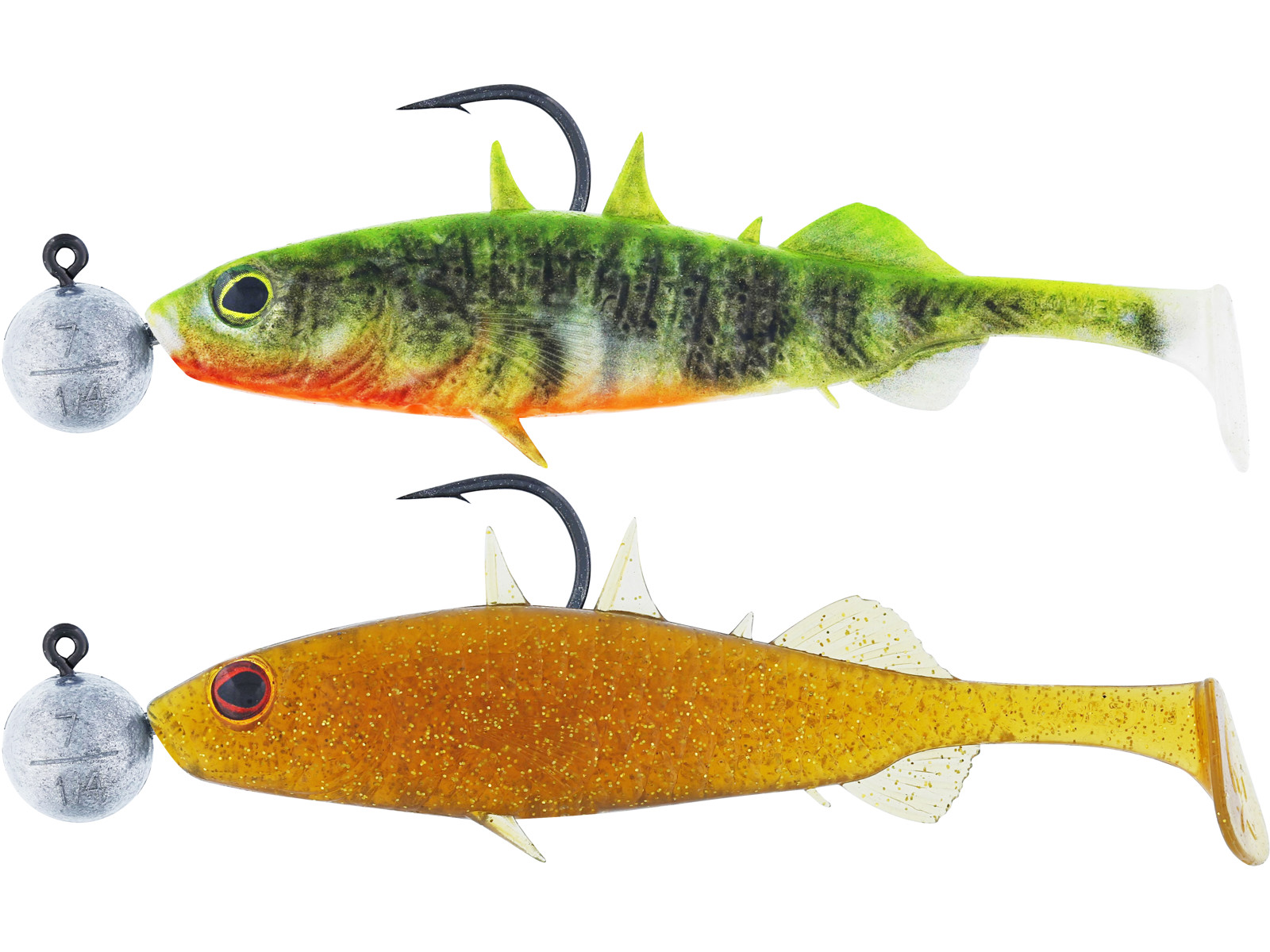 Westin Stanley The Stickleback Shadtail R 'N R 7.5 cm [7 g] dark water mix 11 2-pack
