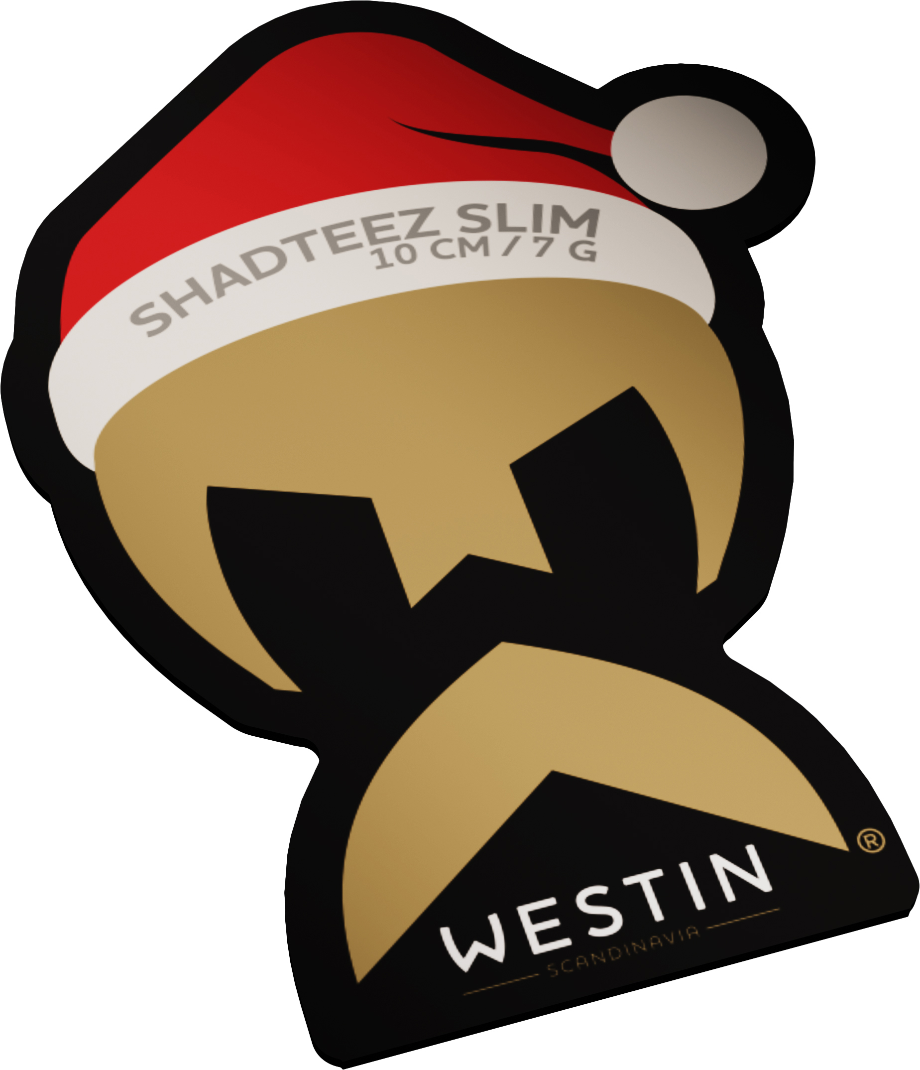 Westin Shadteez Slim R 'N R 10 cm [7 g] christmas edition 2025 1-pack