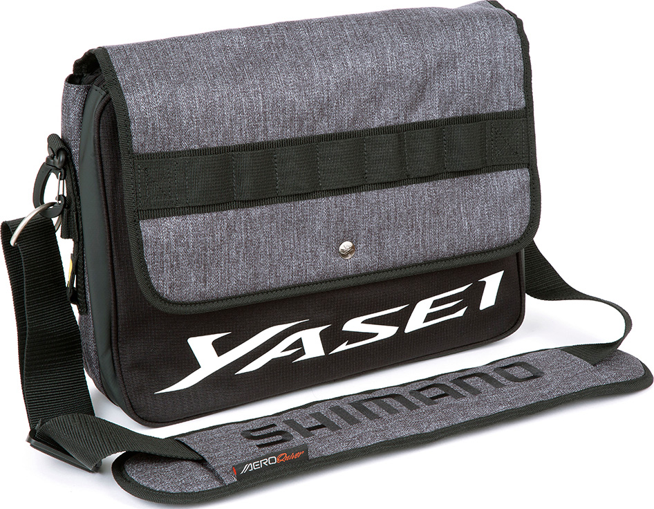 Shimano Yasei Street fiskeväska [inkl. 1 betesask] svart/grå