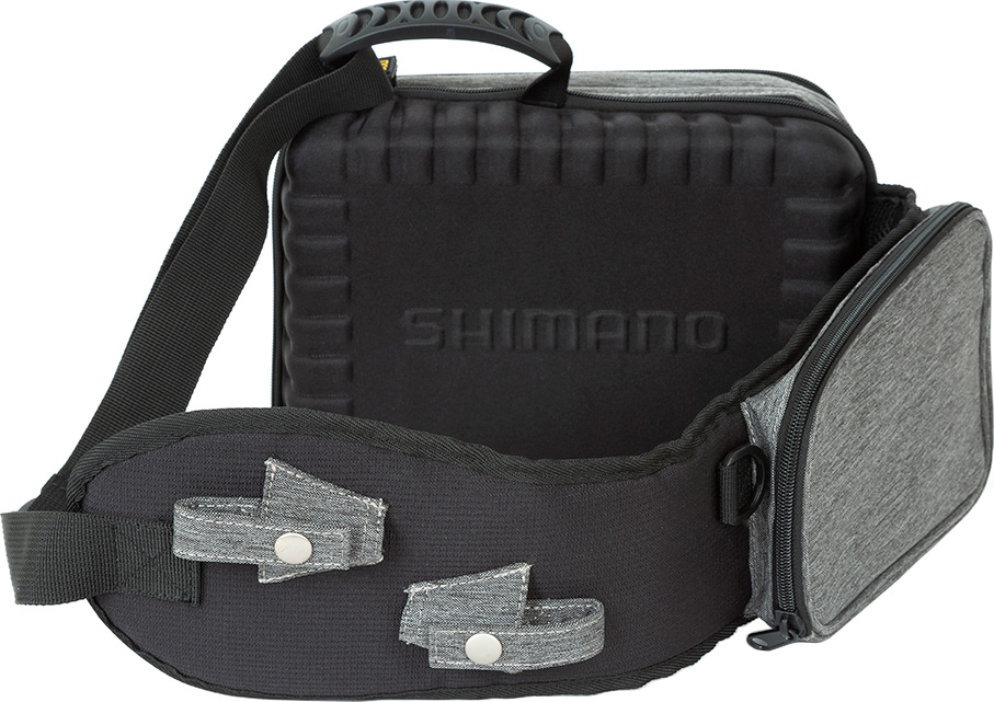 Shimano Yasei Sling fiskeväska [inkl. 2 betesaskar] medium svart/grå