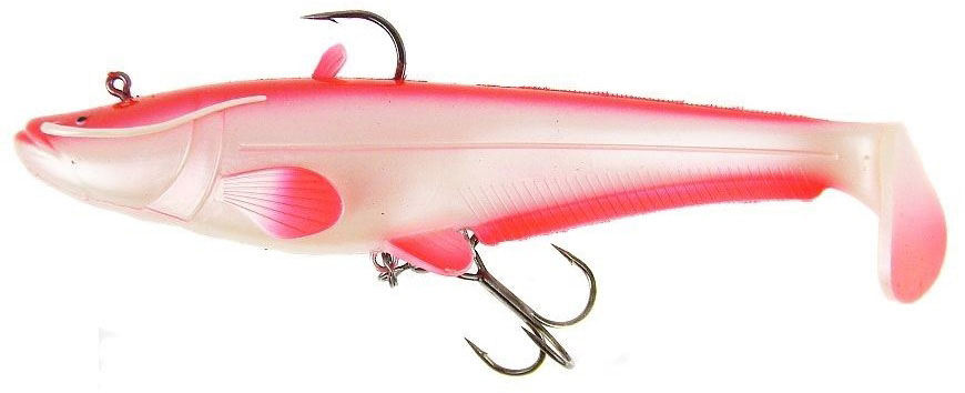 DAM Real Life Catfish Paddle Tail 25 cm [220 g] albino 1-pack