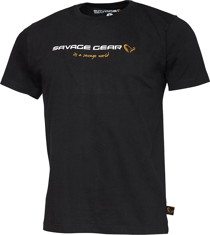 Savage Gear Junior t-shirt svart 10-12 år