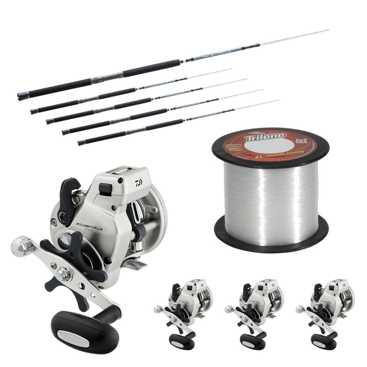 Trollingset Inline 4-pack