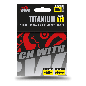 CWC Titanium No-Kink tafsmaterial svart