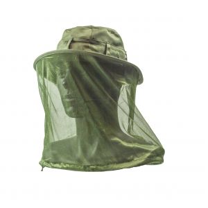 JO Junior-hatt med myggskydd grön one-size