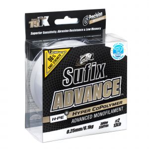 Sufix Advance Monofilament-lina clear 0.250 mm x 150 m
