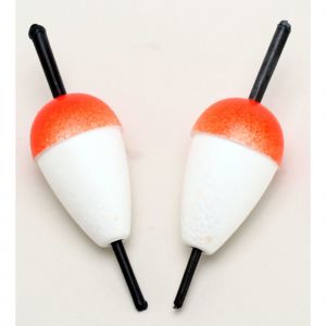 Blue Fox flöte 40 mm röd/vit 2-pack