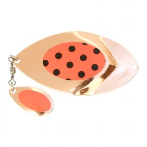 G. Erikssons Fiskeredskap Stor Virus med pingelsked 7.5 cm [22 g] röd/svarta prickar 1-pack