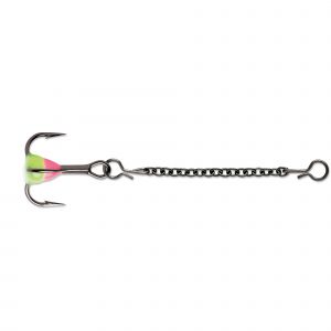 VMC trekrok stl 14 med kedja 3.7 cm pink chartreuse glow 2-pack