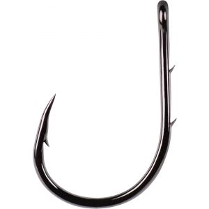 Mustad 10750NP-BN krok med hulling stl. 4 svart 10-pack