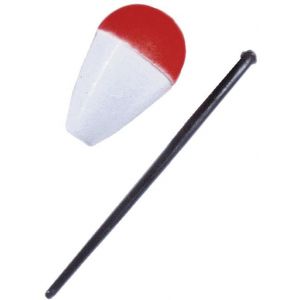 Wiggler metflöte 80 mm vit/röd 1-pack