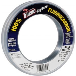 Berkley Big Game 100% Fluorocarbon tafsmaterial 12.5 kg clear 0.510 mm x 91 m