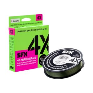 Sufix SFX 4X flätlina low vis green 0.104 mm x 135 m