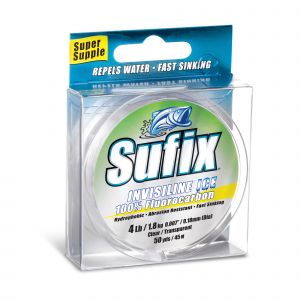 Sufix Invisiline Ice fluorocarbon-lina clear 0.160 mm x 45 m