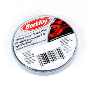 Berkley McMahon Steelon nylonbestruken stålvajer svart 9.14 m