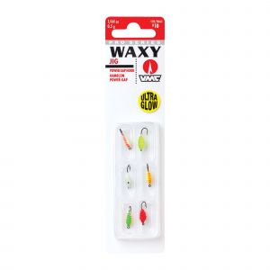 VMC Waxy Jig mormyska #8 [1.8 g] glow 6-pack