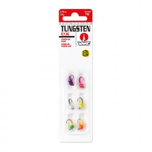 VMC Tungsten Fly Jig mormyska #10 [1.8 g] glow 6-pack