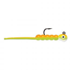 VMC Wax Tail Jig mormyska #6 [0.9 g] orange chartreuse glow 2-pack